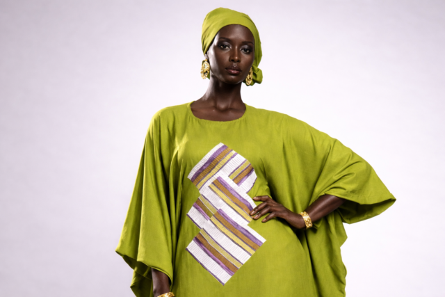 Boubou Afro-Chic “Élégance Verte”